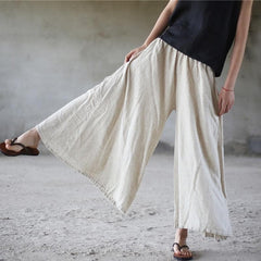 Flowy & Free Linen Palazzo Pants  | Zen