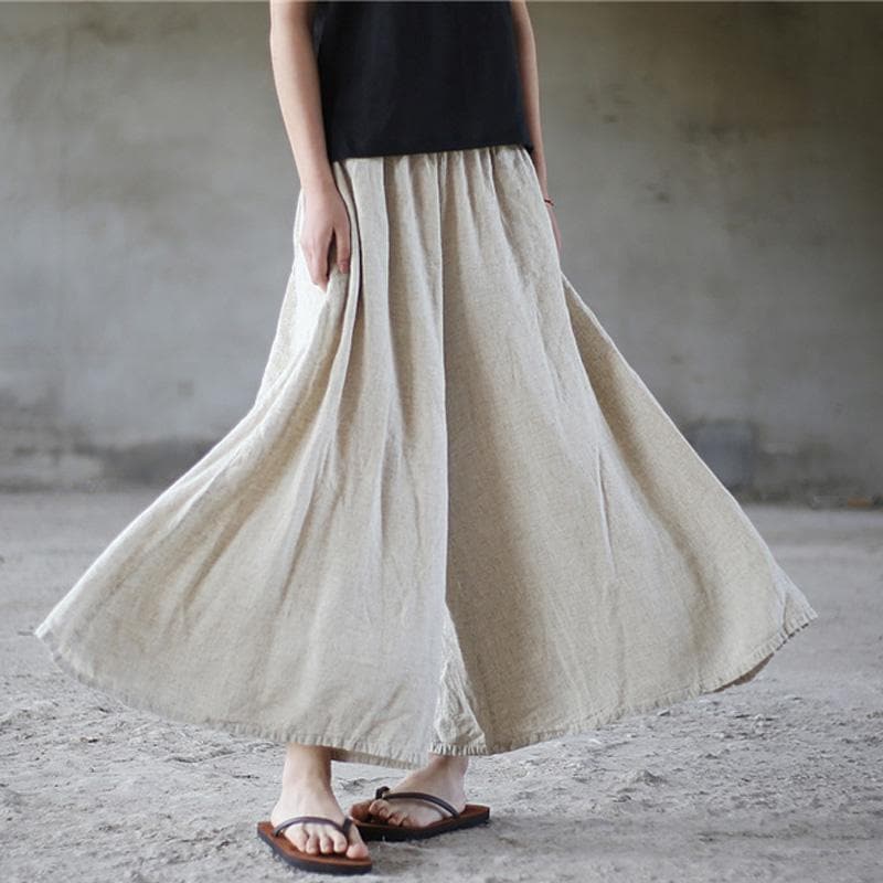 Flowy & Free Linen Palazzo Pants  | Zen