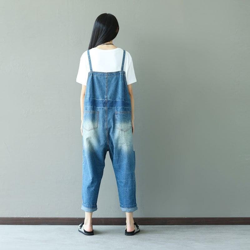 Vintage Loose Denim Overall