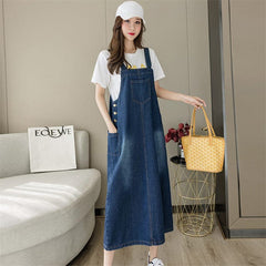 Robe salopette en jean vintage Bethany