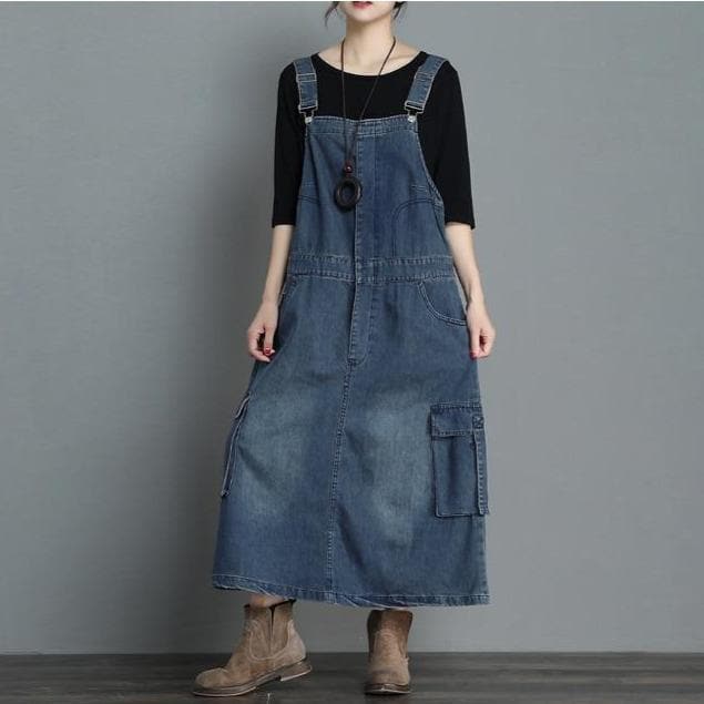 Robe salopette en jean On Time