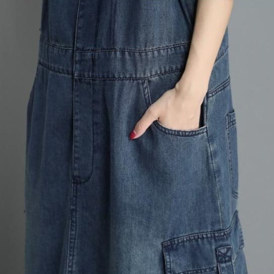 Robe salopette en jean On Time