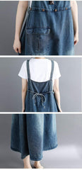 Robe salopette oversize en jean