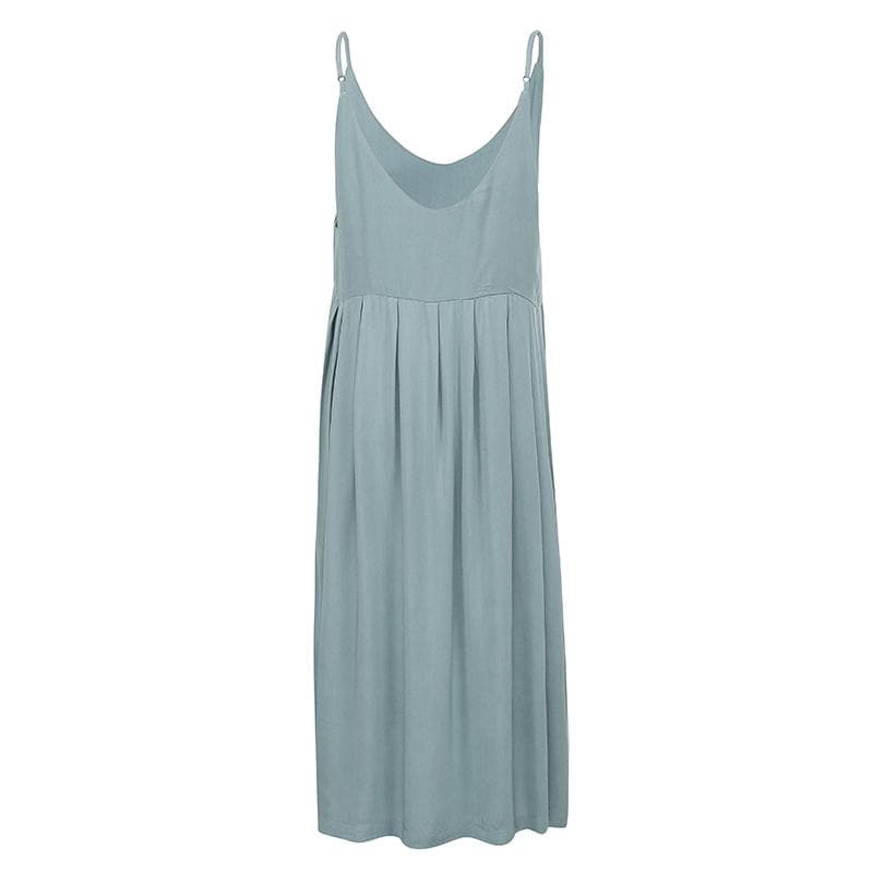 Robe salopette mi-longue en coton « Soak Up The Sun »