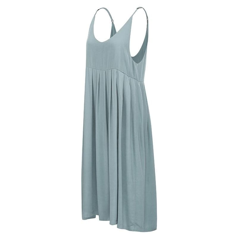 Robe salopette mi-longue en coton « Soak Up The Sun »