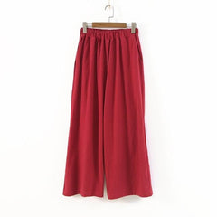 3/4 Length Cotton Linen Pants  | Zen