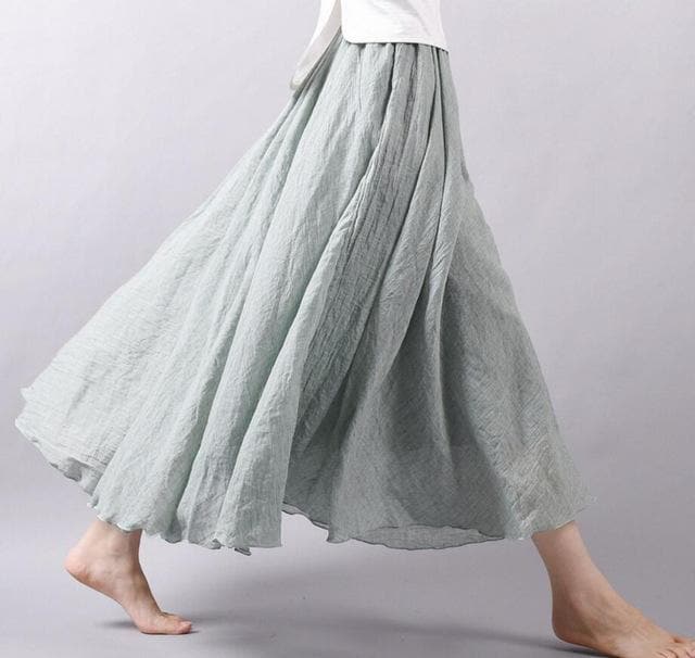 Flowy and Free Chiffon Maxi Skirt