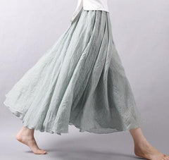 Flowy and Free Chiffon Maxi Skirt