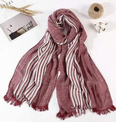 100% Cotton Large Literature Scarves