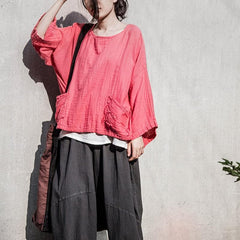 Loose Oversized Hot Pink T-Shirt | Lotus