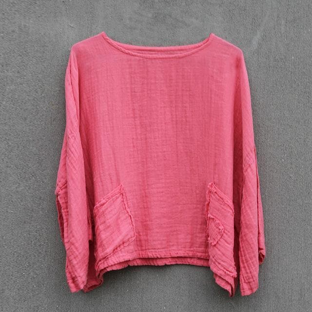 Loose Oversized Hot Pink T-Shirt | Lotus