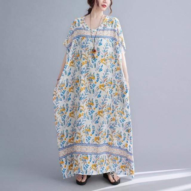 Alexandria Blumenkaftan-Kleid