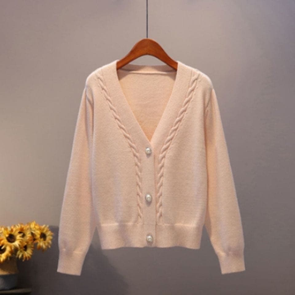 Pull cardigan boutonné Anita