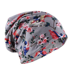 Birds & Flowers Beanie Hat