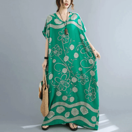 Robe caftan fleurie Blossom