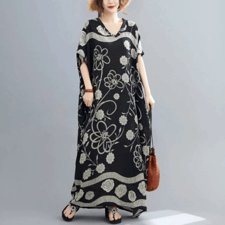 Robe caftan fleurie Blossom