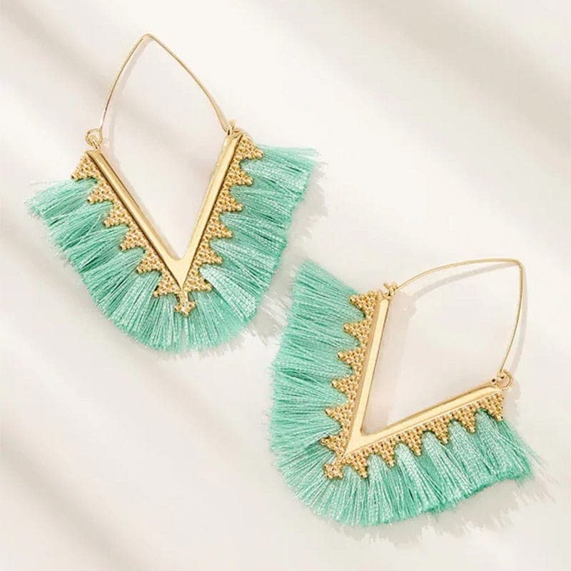 Bohemia Long Pendant Tassel Earrings