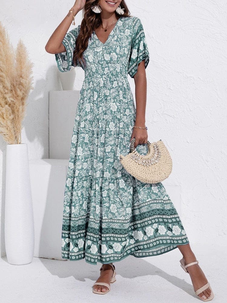 Boho Chic Natur inspiriertes Kleid