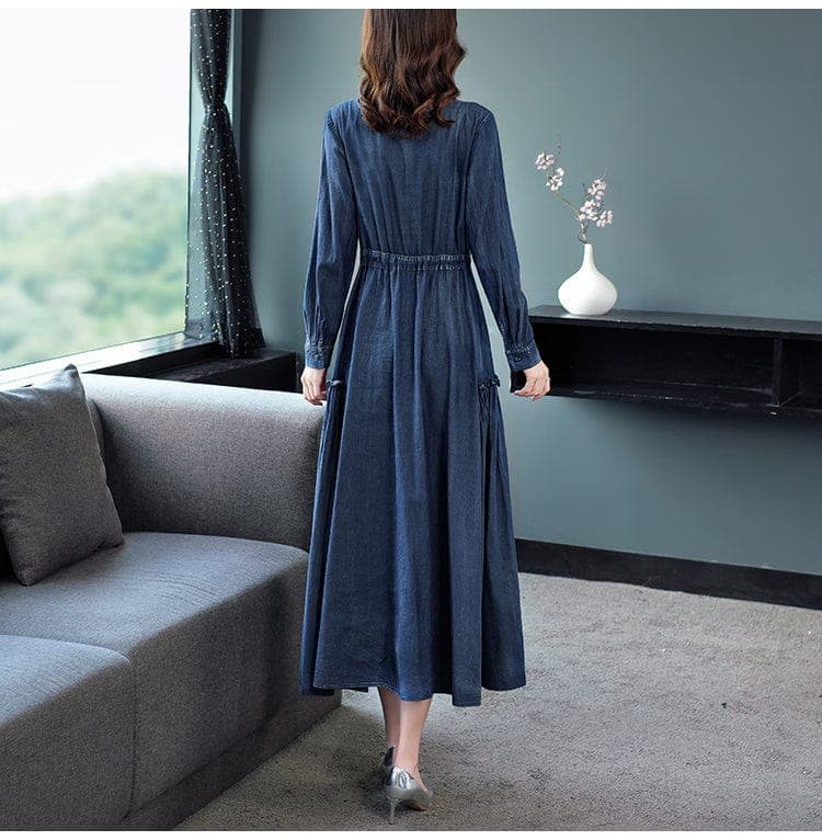 Robe en jean à manches longues Haley