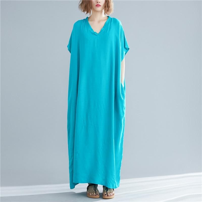 Einfarbiges Kaftan-Kleid „Diana“