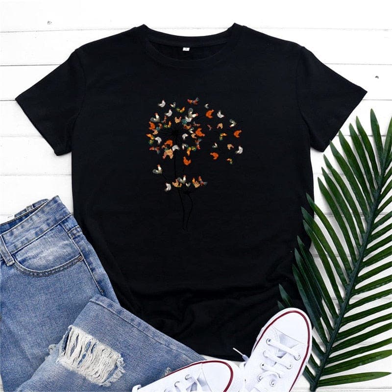 Blooming Dandelion Graphic Tee