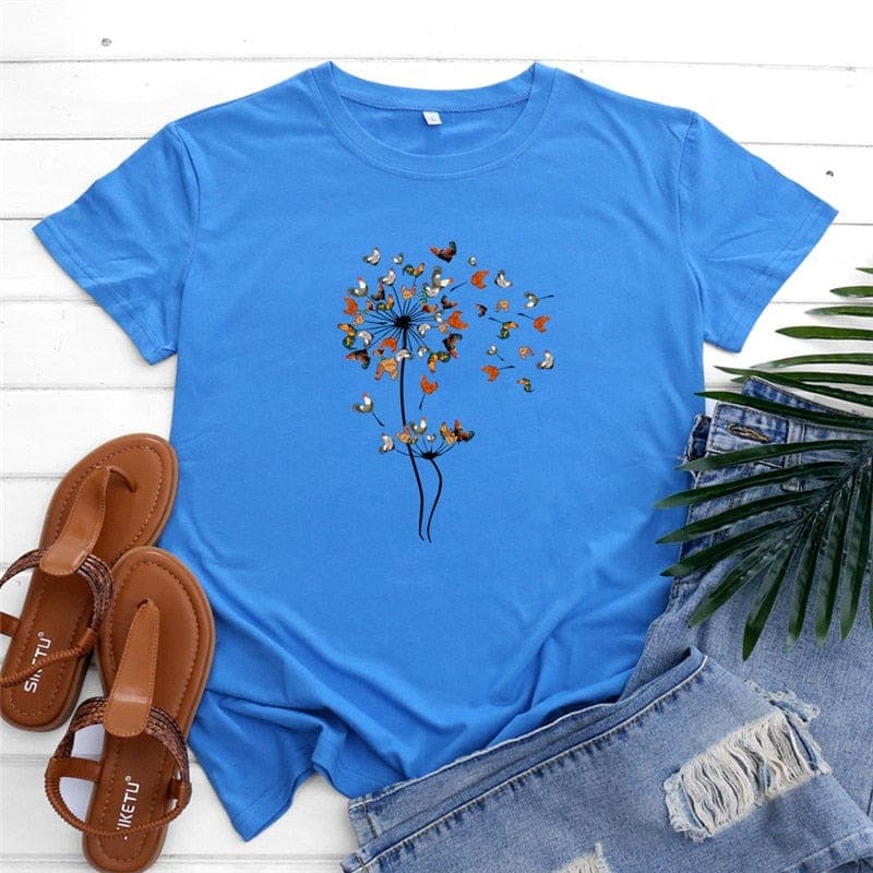 Blooming Dandelion Graphic Tee