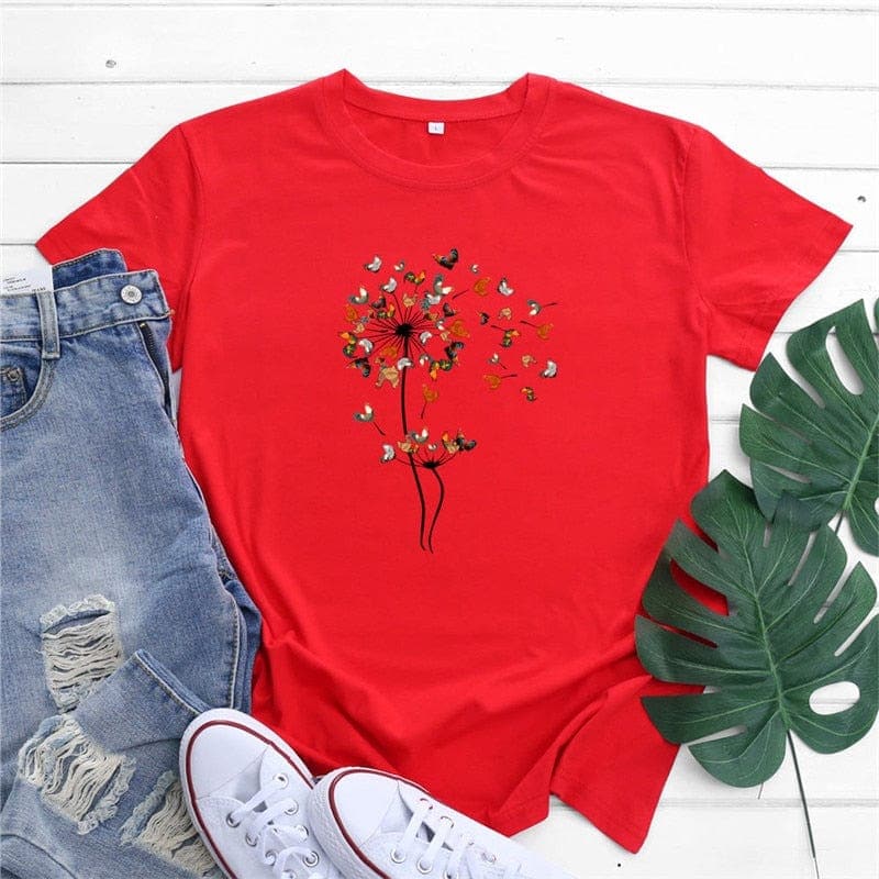 Blooming Dandelion Graphic Tee