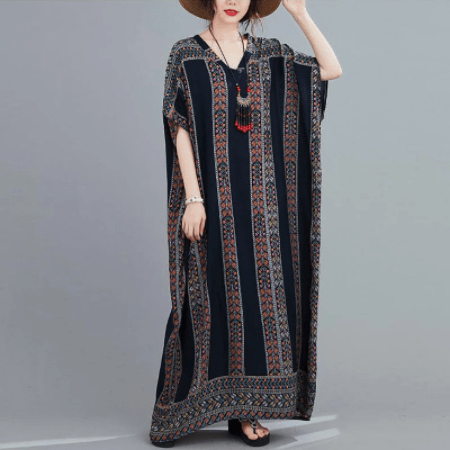 Kaftan-Kleid „Floral Tribe“