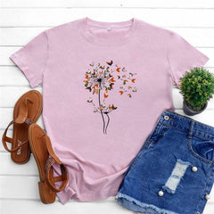 Blooming Dandelion Graphic Tee