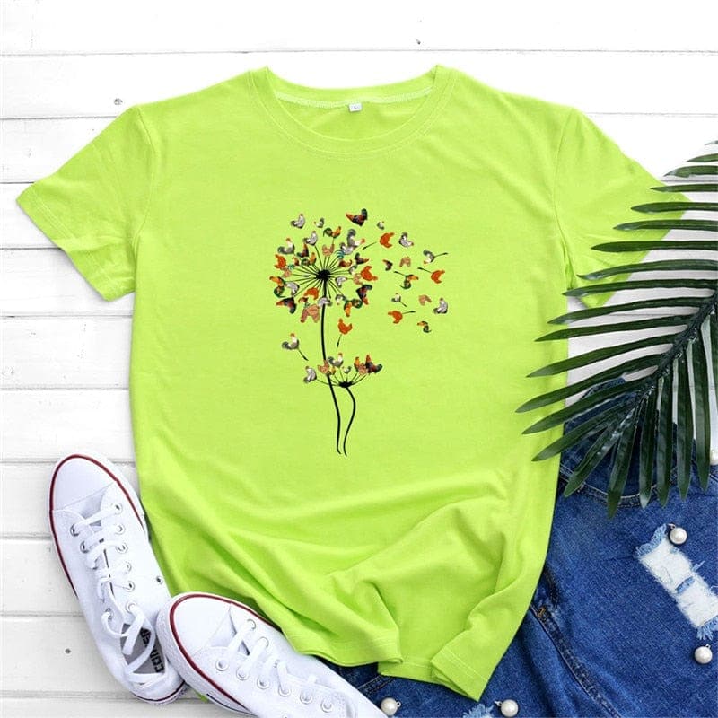 Blooming Dandelion Graphic Tee