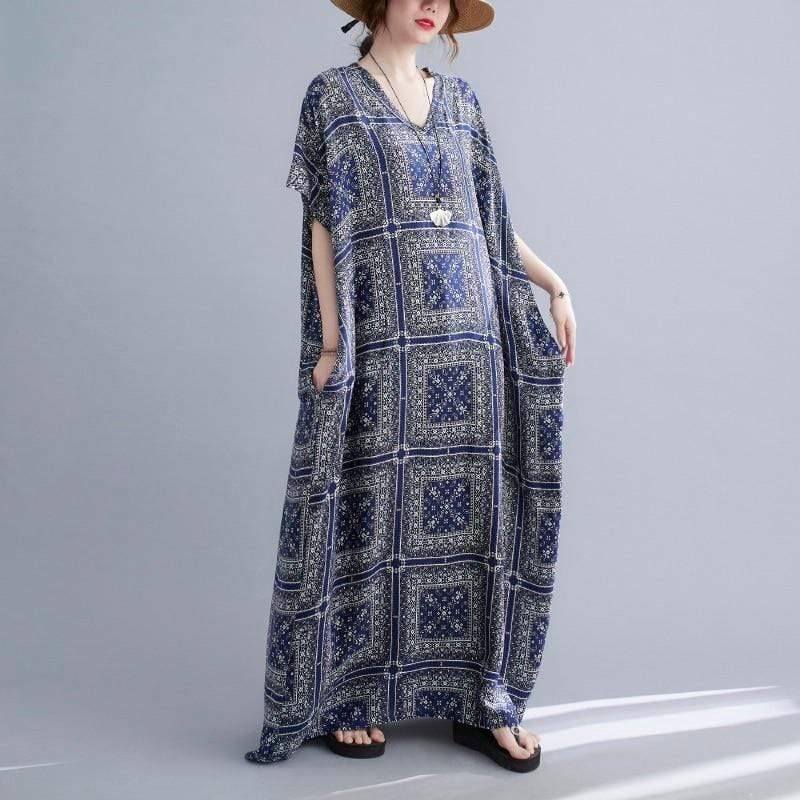 Aryanna Tribal Kaftan-Kleid