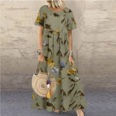 Mona böhmisches Blumen-Maxikleid