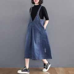 Robe salopette en jean vintage Madison