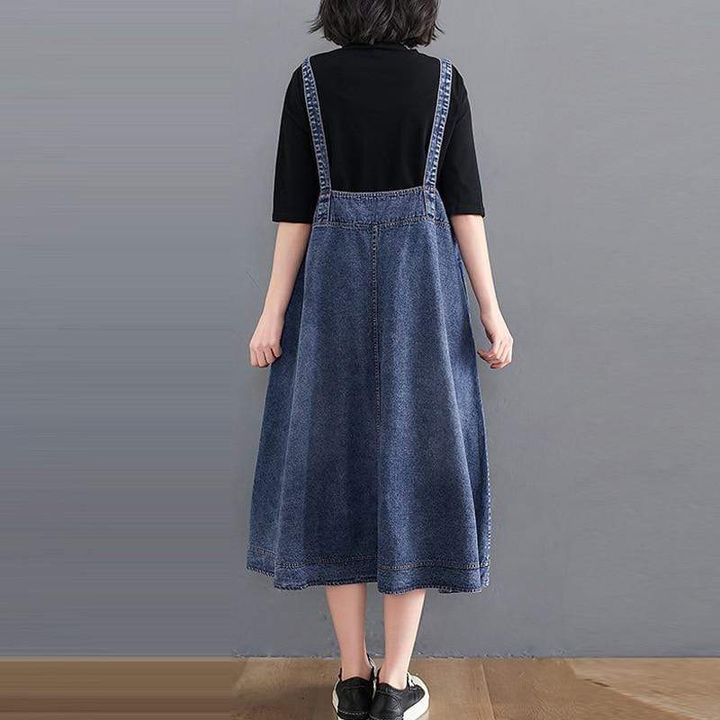 Robe salopette en jean vintage Madison