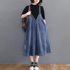 Robe salopette en jean vintage Madison