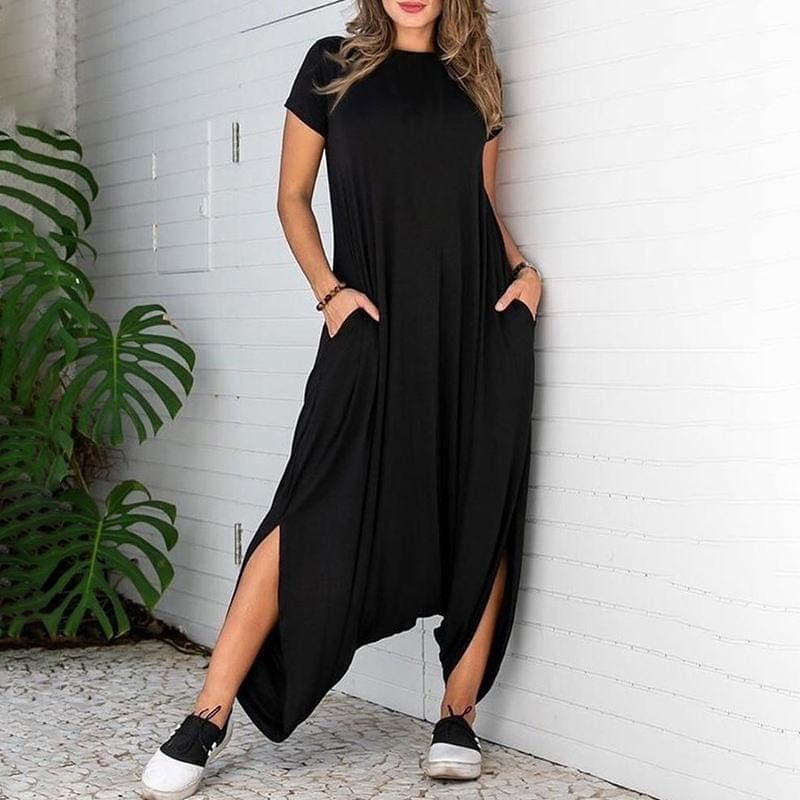 Billie Short Sleeve Harem Overall