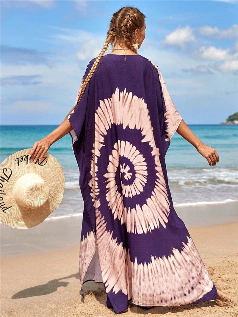 Robe indigo tie dye