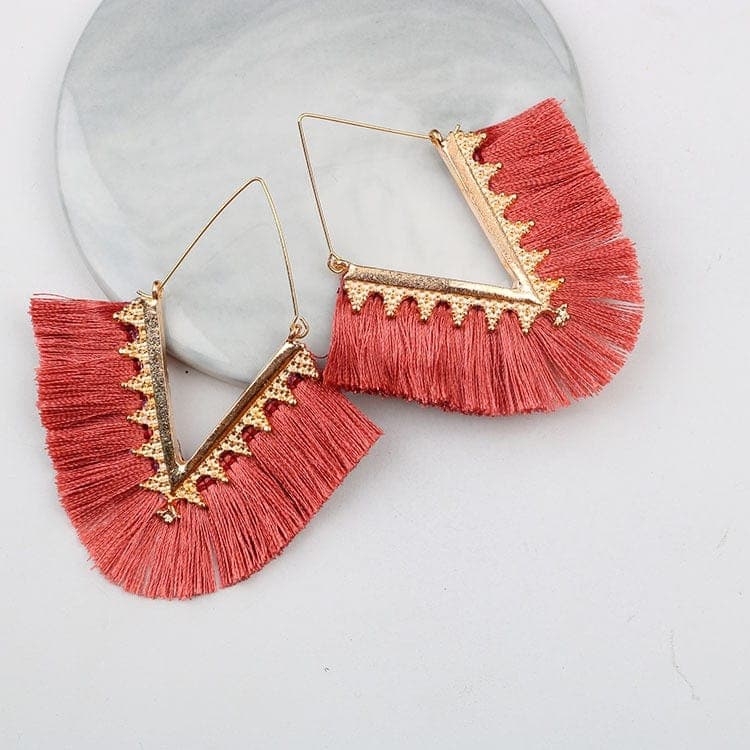 Bohemia Long Pendant Tassel Earrings