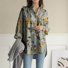 Eliza Loose Nature Inspired Shirt