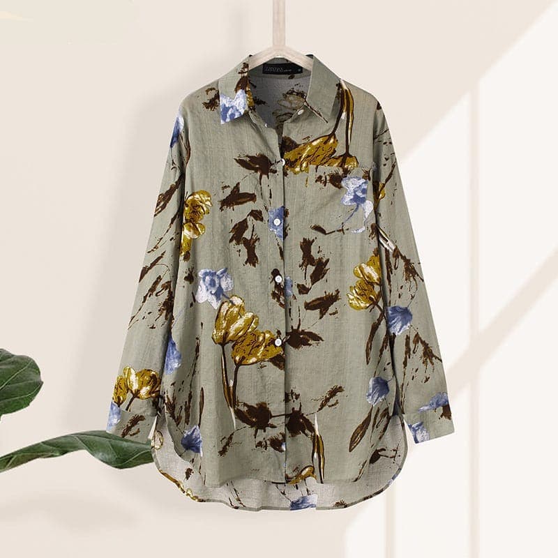 Eliza Loose Nature Inspired Shirt