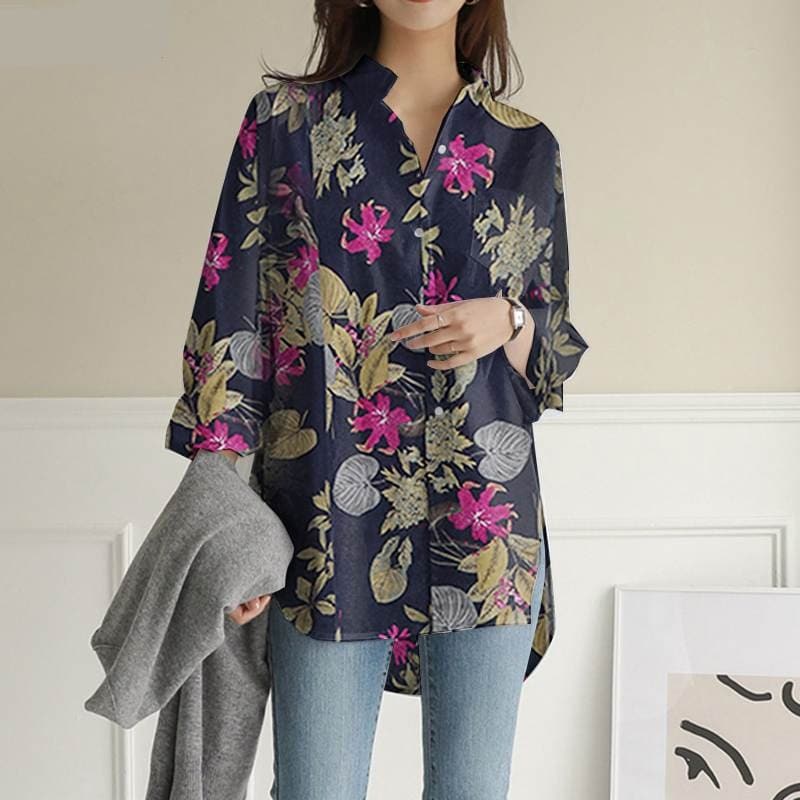 Eliza Loose Nature Inspired Shirt