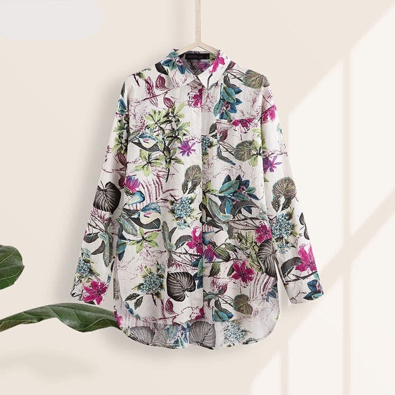 Eliza Loose Nature Inspired Shirt