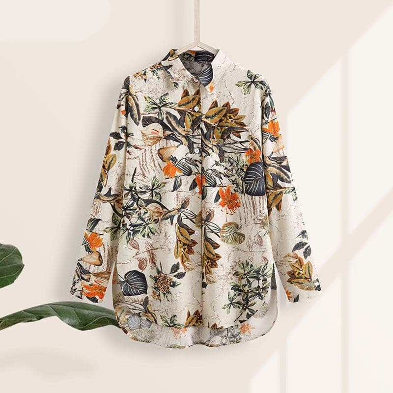 Eliza Loose Nature Inspired Shirt