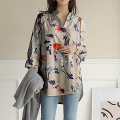 Eliza Loose Nature Inspired Shirt