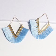 Bohemia Long Pendant Tassel Earrings