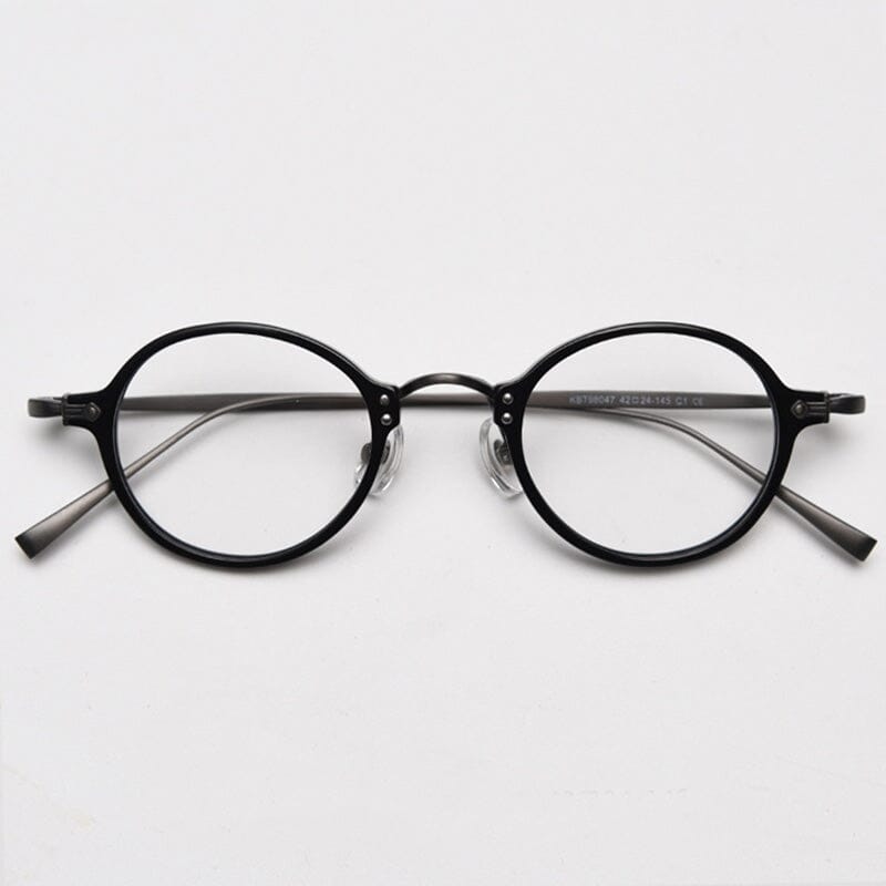 Monture de lunettes ronde vintage Chane 