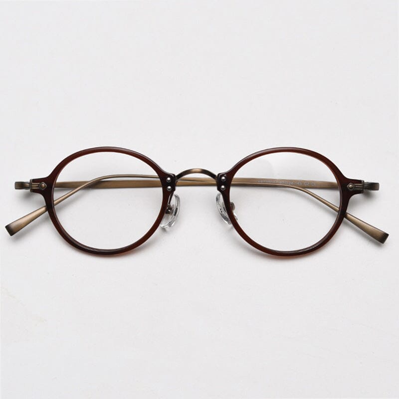 Monture de lunettes ronde vintage Chane 