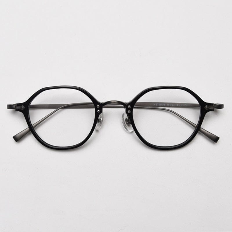 Eman Vintage Geometric Glasses Frame