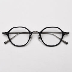 Eman Vintage Geometric Glasses Frame