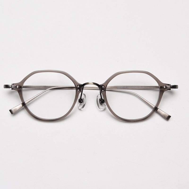 Eman Vintage Geometric Glasses Frame